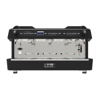 Fiamma Compass 3 Double Boiler Tall Cup Espresso Kahve Makinesi, 3 Gruplu, Siyah
