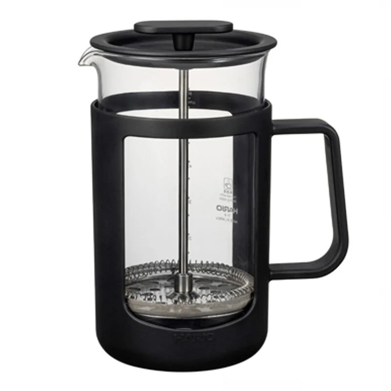 Hario CPU-4-B Cafe Press U French Press, 600 ml, Siyah