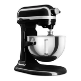KitchenAid 5KSM55SXX Ağır Hizmet Tipi Kaldırılabilir Kaseli Stand Mikser, 5.2 L, Siyah - Görsel 1