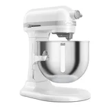 KitchenAid 5KSM55SXX Ağır Hizmet Tipi Kaldırılabilir Kaseli Stand Mikser, 5.2 L, Beyaz - Görsel 1