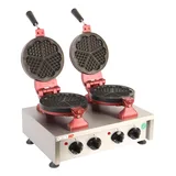 Omake WFL01.E22 Z5F Zamanlayıcılı Çiçek Çiftli Waffle Makinesi, Elektrikli - Görsel 1