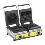 Remta W20 Çiftli Kare+Çiçek Model Waffle Makinesi, 16 cm, Elektrikli - Görsel 1