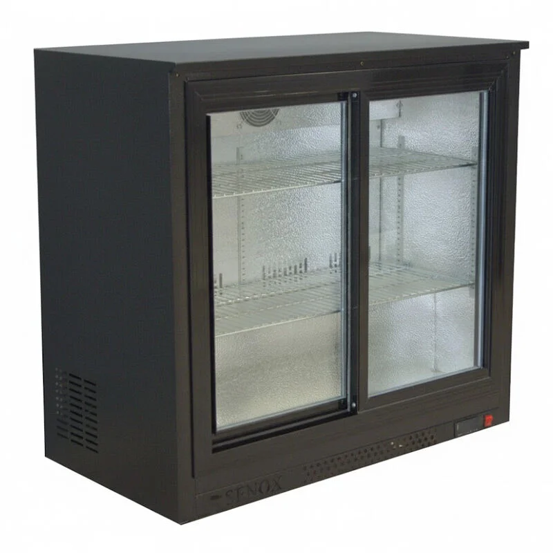 Senox BBCS-250 Bar Arkası Şişe Soğutucu Dolap, 2 Sürgülü Kapılı, 238 L
