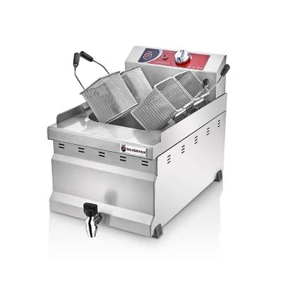 SilverInox MK Makarna Fritözü, 8 L, Elektrikli