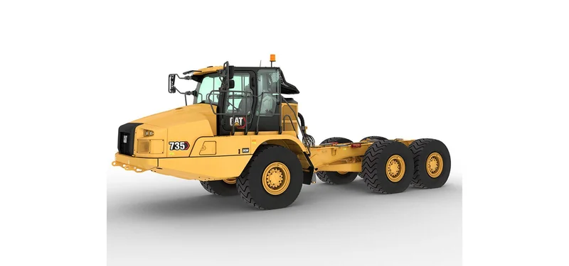 Caterpillar 735 BOS SASI Belden Kırmalı Kamyon (Articulated Truck)