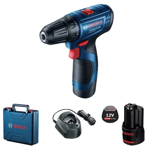 Bosch GSR 120-LI 12V Akülü Vidalama Makinesi 2x2.0 Ah 06019G8000