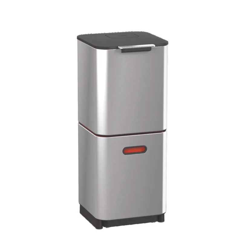 Joseph Joseph - Joseph Joseph Totem Çöp Kovası 40 Litre Paslanmaz Çelik
