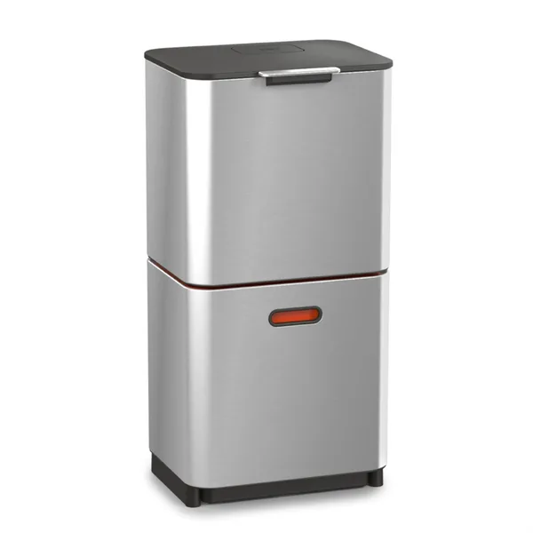 Joseph Joseph - Joseph Joseph Totem Çöp Kovası 60 Litre Paslanmaz Çelik