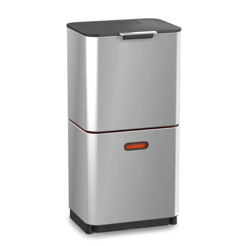 Joseph Joseph - Joseph Joseph Totem Çöp Kovası 60 Litre Paslanmaz Çelik