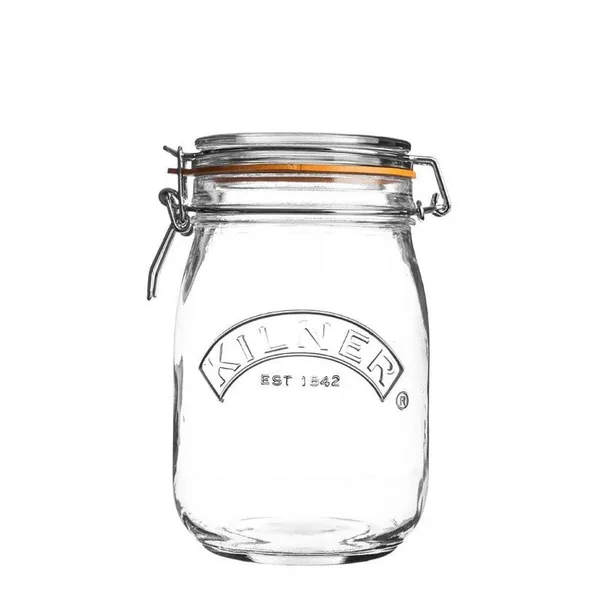 Kilner - Kilner Klipsli Yuvarlak Kavanoz 1 Lt - Chef&Co - 5010853158396