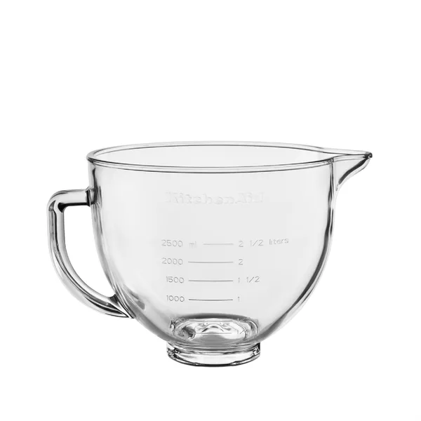 KitchenAid - 4,8 L Stand Mikser Modelleri Için Cam Kase - 5KSM5GB