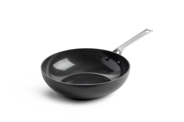 KitchenAid Alu Magn Wok Tava 28 cm  Mat Siyah