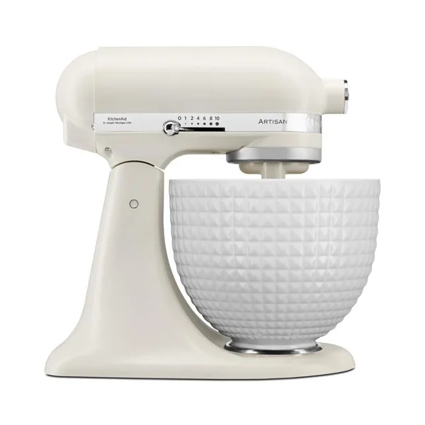 KitchenAid Artisan 4,7 L Stand Mikser ve Seramik Kase 5KSM156CX - Porcelain White