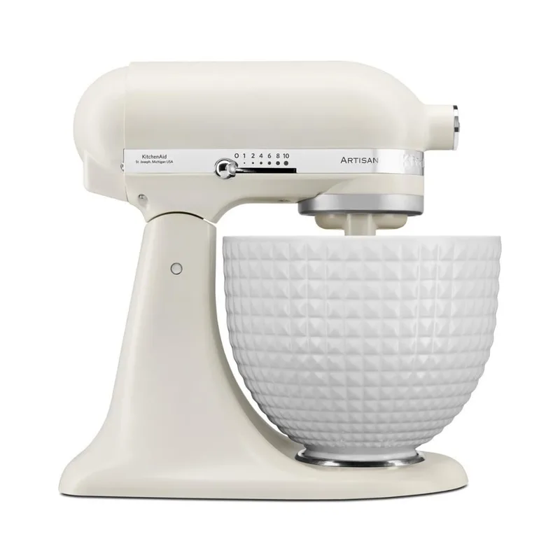 KitchenAid Artisan 4,7 L Stand Mikser ve Seramik Kase 5KSM156CX - Porcelain White