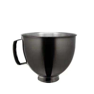 KitchenAid - Kitchenaid 4,8 L Stand Mikser İçin Paslanmaz Çelik Kase Black- 5KSM5SSBRB
