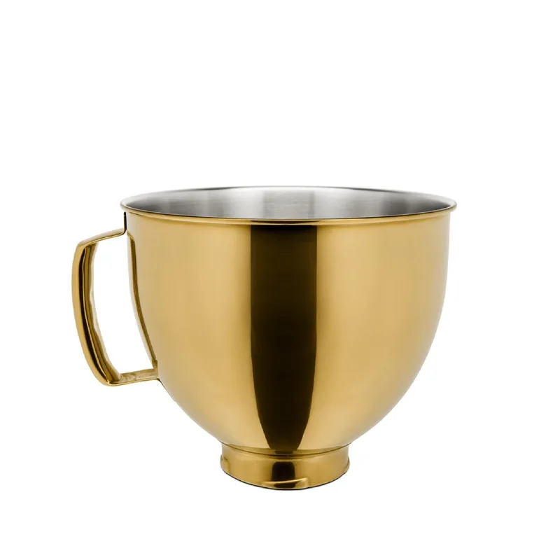 KitchenAid - Kitchenaid 4,8 L Stand Mikser İçin Paslanmaz Çelik Kase Gold - 5KSM5SSBRG