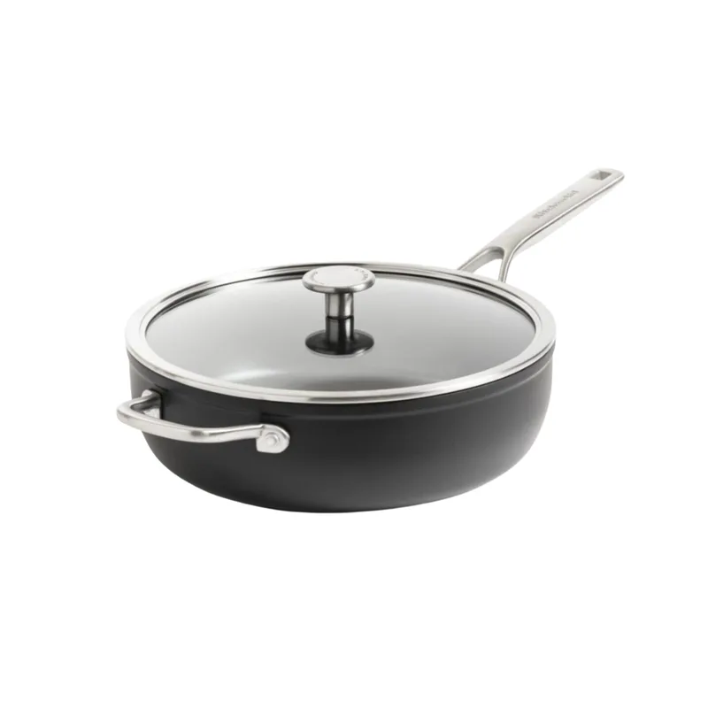 KitchenAid - Kitchenaid Hard Anodize Kısa Tencere 28cm -3585