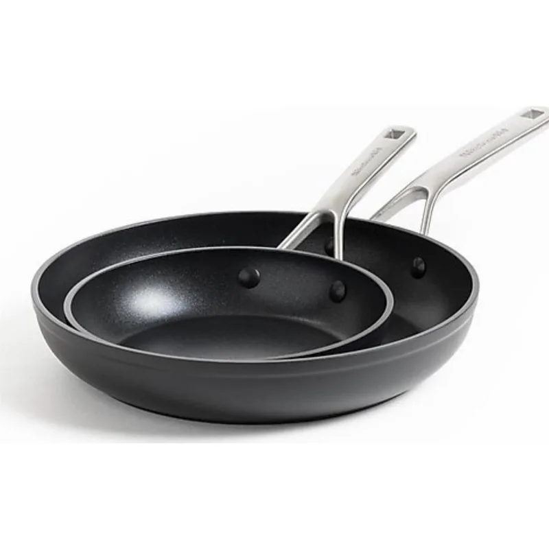 KitchenAid - Kitchenaid Hard Anodize Tava Seti 20 + 28cm -3586