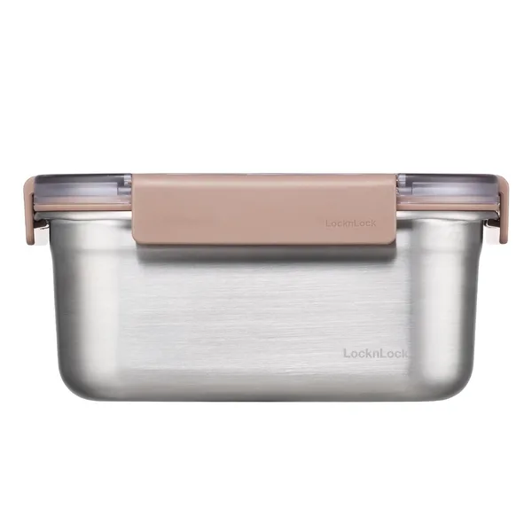 LocknLock Paslanmaz Çelik Fırın & Saklama Kabı Dörtgen Kilitli 1.5 Lt