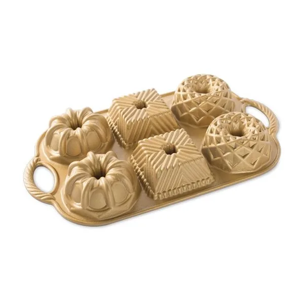 Nordicware 6´lı Bundt Şekilleri Kek Kalıbı