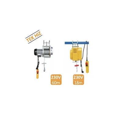 60 MT HALATLI MİNİ ELEKTRİKLİ VİNÇ NETLİFT NBDH