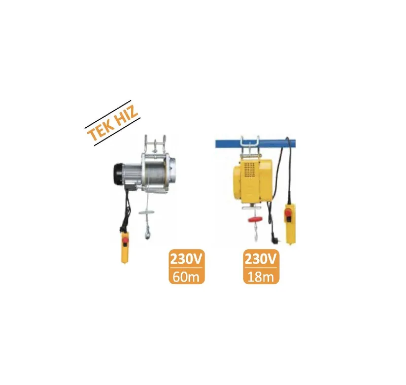 60 MT HALATLI MİNİ ELEKTRİKLİ VİNÇ NETLİFT NBDH