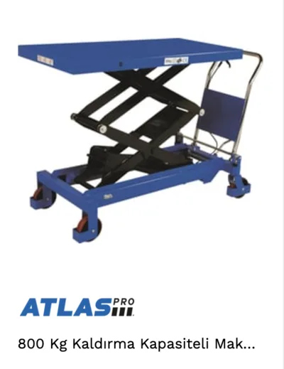 ÇİFT MAKASLI PLATFORM LİFTLER 800 KG ATLAS