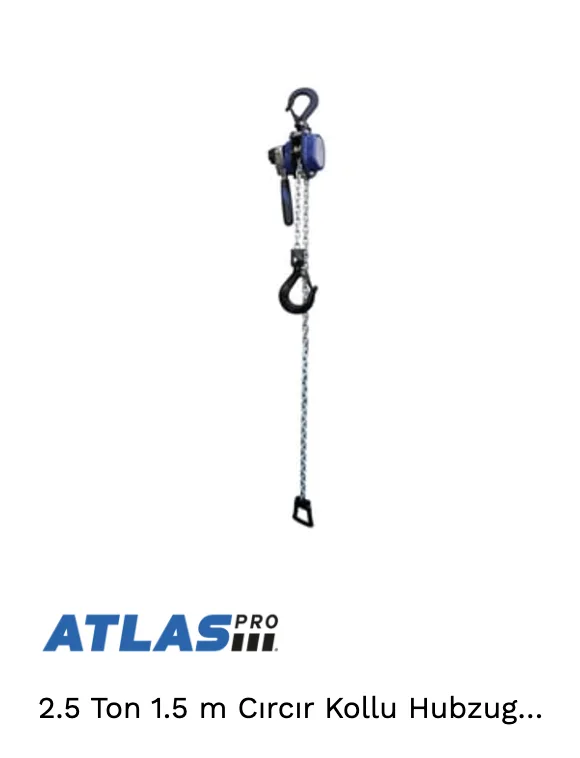 HUBZUG CIRCIRLI 2,5 TON ATLAS KOLLU