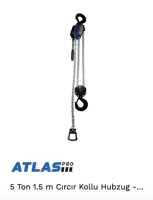KOLLU HUBZUG CIRCIRLI 5 TON ATLAS
