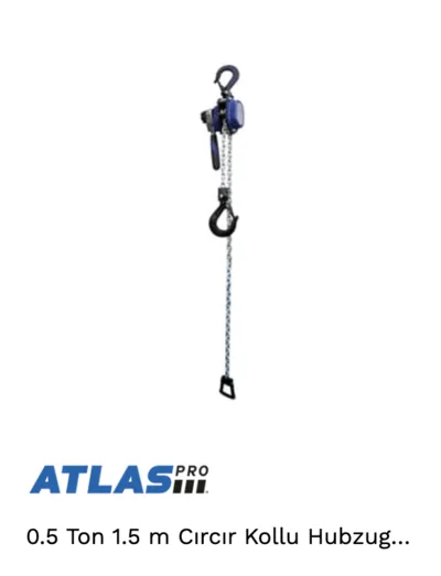 KOLLU HUBZUG CIRCIRLI 500 KG ATLAS