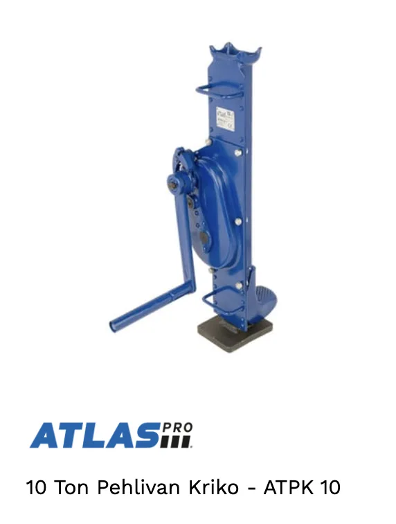 PEHLİVAN KRİKO 10 TON ATLAS
