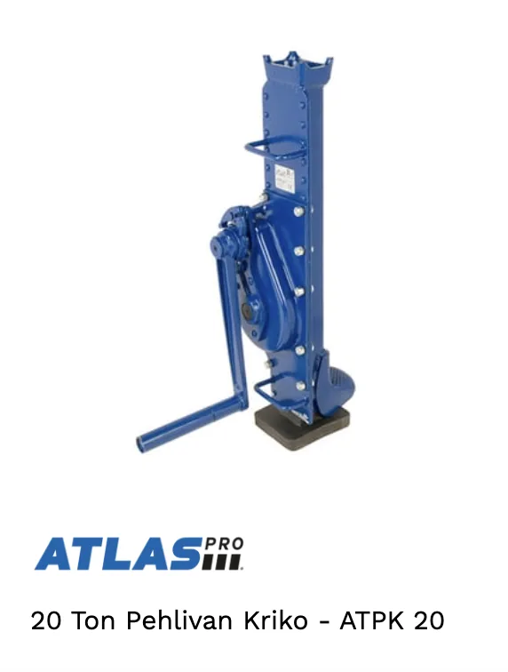 PEHLİVAN KRİKO 20 TON ATLAS