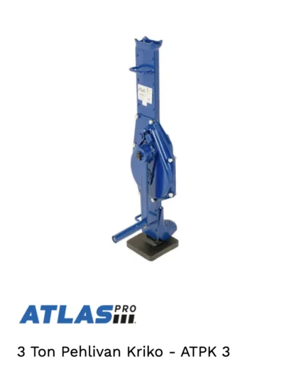 PEHLİVAN KRİKO 3 TON ATLAS