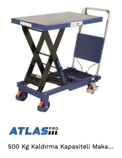 TEK MAKASLI PLATFORM 500 KG ATLAS