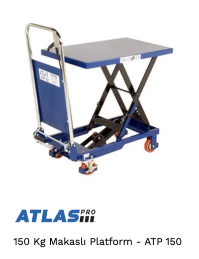 TEK MAKASLI PLATFORM LİFT 150 KG ATLAS