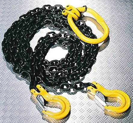 ZİNCİR SAPAN ÇİFT BACAKLI  8 MM X 1 MT A KANCALI