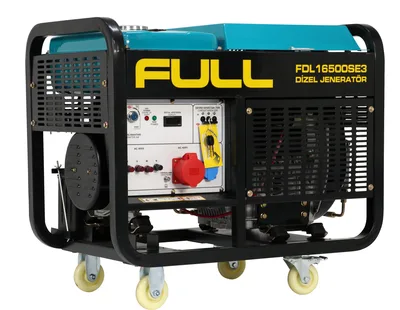 FULL Jeneratör FDL16500SE3 Dizel Portatif Jeneratör