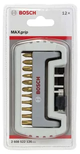 Bosch - 11 Parça MaxGrip Vidalama Ucu Seti + Hızlı Değiştirmeli Tutucu - Görsel 1