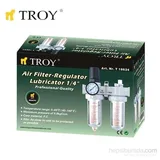 Troy T 18624 Şartlandırıcı, Filtre + Regülatör + Yağlayıcı 1/4 Npt - Görsel 1