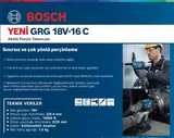 BOSCH GRG 18V-16 C 18V AKÜLÜ PERÇİN TABANCASI - Görsel 1