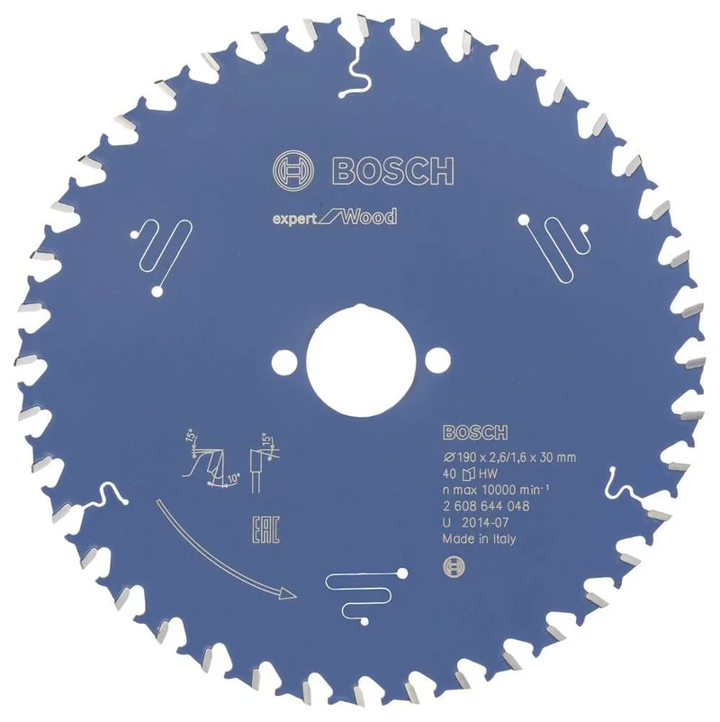 Bosch - Expert Serisi Ahşap için Daire Testere Bıçağı 190*30 mm 40 Diş