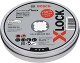 Bosch - X-LOCK - 125*1,0mm Standard Seri Düz Inox (Paslanmaz Çelik) Kesme Diski (Taş) - Rapido 10'lu - Görsel 1