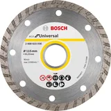Bosch - Ekonomik Seri Genel Yapı Malzemeleri İçin Elmas Kesme Diski 115 mm Turbo - Görsel 1