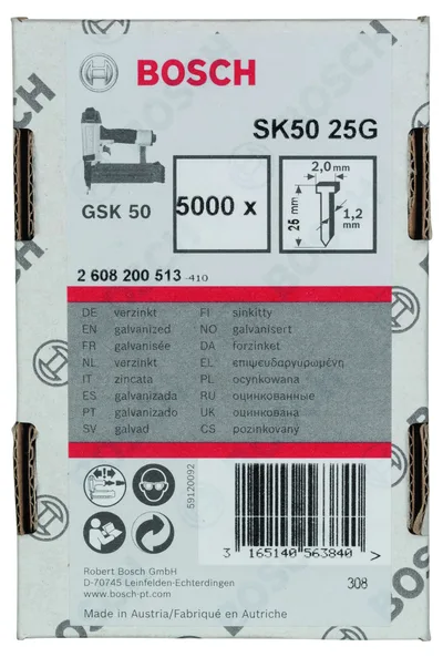 Bosch - GSK 50 Çivisi  25 mm 5000li