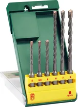 Bosch - SDS-Plus Kırıcı Delici Matkap Ucu Seti 6 Parça (5/5,5/6x110mm 6/7/8x160mm) - Görsel 1