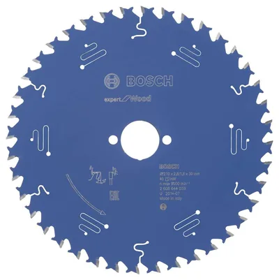 Bosch - Expert Serisi Ahşap için Daire Testere Bıçağı 210*30 mm 40 Diş