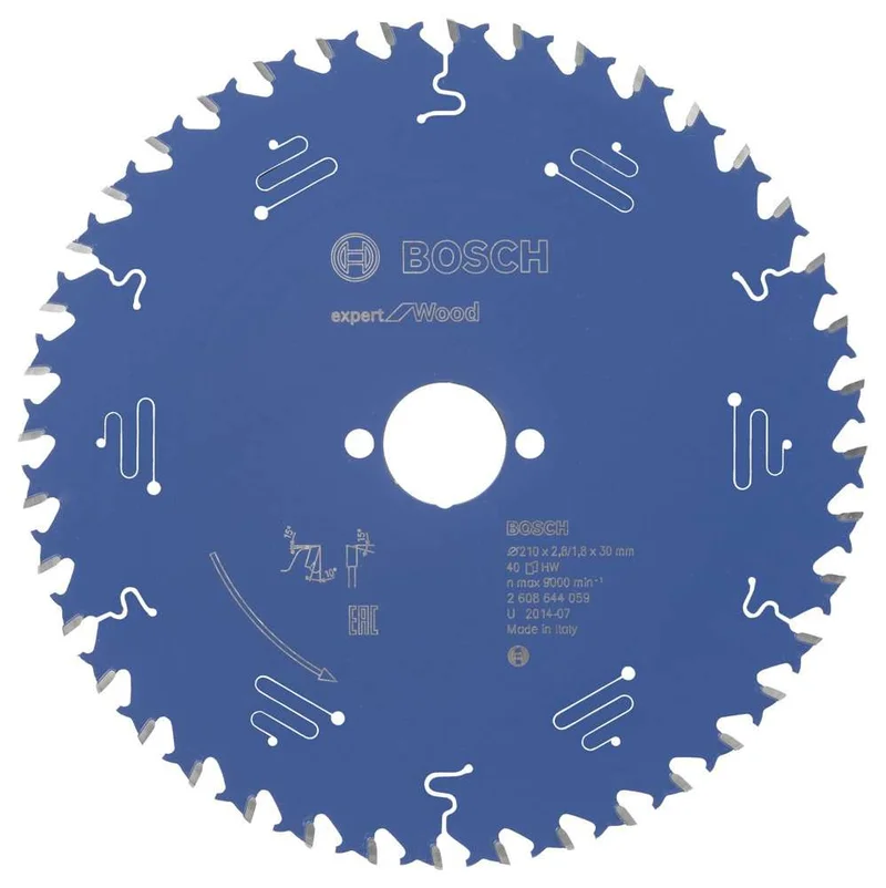 Bosch - Expert Serisi Ahşap için Daire Testere Bıçağı 210*30 mm 40 Diş