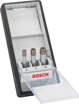 Bosch - Standard Seri, Matkap İçin Seramik Kuru Elmas Delici Seti 3 Parça 6/8/10*33 mm - Görsel 1