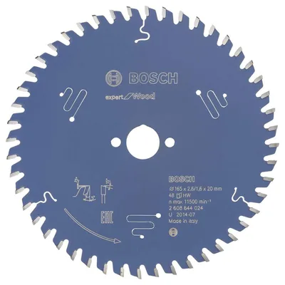Bosch - Expert Serisi Ahşap için Daire Testere Bıçağı 165*20 mm 48 Diş
