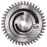 Bosch - Standard for Serisi Çoklu Malzeme için Daire Testere Bıçağı 160*20/16 mm 42 Diş - Görsel 1